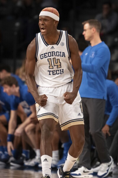 Georgia Tech beats No. 7 Duke 72 68 handing Blue Devils their 2nd
